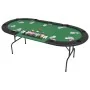 3-Part Folding Poker Board 9 Players Green Oval by vidaXL, Game and poker tables - Ref: Foro24-80210, Price: 175,99 €, Discou...
