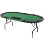 3-Part Folding Poker Board 9 Players Green Oval by vidaXL, Game and poker tables - Ref: Foro24-80210, Price: 175,99 €, Discou...