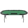 3-Part Folding Poker Board 9 Players Green Oval by vidaXL, Game and poker tables - Ref: Foro24-80210, Price: 175,99 €, Discou...