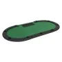 3-Part Folding Poker Board 9 Players Green Oval by vidaXL, Game and poker tables - Ref: Foro24-80210, Price: 175,99 €, Discou...