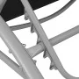 Tumbonas con sombrilla aluminio negro de vidaXL, Tumbonas - Ref: Foro24-42161, Precio: 181,02 €, Descuento: %
