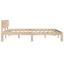 Estructura de cama madera maciza 150x200 cm de vidaXL, Camas y somieres - Ref: Foro24-810500, Precio: 117,10 €, Descuento: %