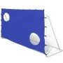 Portería de fútbol con pared de puntería acero 240x92x150 cm de vidaXL, Porterías de fútbol - Ref: Foro24-90573, Precio: 55,6...