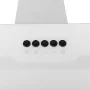 Campana extractora pared acero y vidrio templado blanco 60 cm de vidaXL, Extractores - Ref: Foro24-51668, Precio: 144,55 €, D...