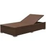Set muebles de jardín 3 piezas y cojines ratán sintético marrón de vidaXL, Conjuntos de jardín - Ref: Foro24-42747, Precio: 3...