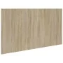 Cabecero de cama madera contrachapada Sonoma 160x1,5x80 cm de vidaXL, Cabeceros y pies de cama - Ref: Foro24-811037, Precio: ...