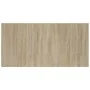 Cabecero de cama madera contrachapada Sonoma 160x1,5x80 cm de vidaXL, Cabeceros y pies de cama - Ref: Foro24-811037, Precio: ...