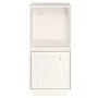 Aparador de madera maciza de pino blanco 38x35x80 cm de vidaXL, Aparadores - Ref: Foro24-814345, Precio: 39,54 €, Descuento: %