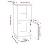 Aparador de madera maciza de pino blanco 38x35x80 cm de vidaXL, Aparadores - Ref: Foro24-814345, Precio: 39,54 €, Descuento: %
