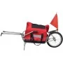 Remolque para bicicletas de una rueda con bolsa de almacenaje de vidaXL, Remolques para bicicletas - Ref: Foro24-90621, Preci...