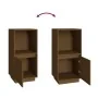 Aparador de madera maciza de pino marrón miel 38x35x80 cm de vidaXL, Aparadores - Ref: Foro24-814347, Precio: 41,68 €, Descue...