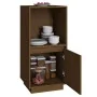 Aparador de madera maciza de pino marrón miel 38x35x80 cm de vidaXL, Aparadores - Ref: Foro24-814347, Precio: 41,68 €, Descue...