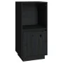Aparador de madera maciza de pino negro 38x35x80 cm de vidaXL, Aparadores - Ref: Foro24-814348, Precio: 46,59 €, Descuento: %