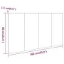 Bettkopfteil aus glänzend weißem Sperrholz, 160 x 1,5 x 80 cm von vidaXL, Kopf- und Fußteile - Ref: Foro24-811040, Preis: 70,...
