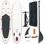 Inflatable red and white paddle surf set SUP board by vidaXL, Paddleboards - Ref: Foro24-90632, Price: 182,65 €, Discount: %