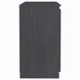 Armario auxiliar madera maciza de pino gris 60x36x65 cm de vidaXL, Aparadores - Ref: Foro24-808100, Precio: 79,82 €, Descuent...
