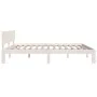 Estructura de cama madera maciza blanco Supe King 180x200 cm de vidaXL, Camas y somieres - Ref: Foro24-810511, Precio: 125,57...