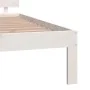 Estructura de cama madera maciza blanco Supe King 180x200 cm de vidaXL, Camas y somieres - Ref: Foro24-810511, Precio: 125,57...