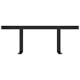 Respaldo para sofá de palets 110 cm hierro negro de vidaXL, Accesorios para muebles de jardín - Ref: Foro24-315790, Precio: 5...