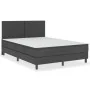 Cama box spring tela gris oscuro 140x200 cm de vidaXL, Camas y somieres - Ref: Foro24-3054708, Precio: 516,98 €, Descuento: %