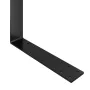 Respaldo para sofá de palets 110 cm hierro negro de vidaXL, Accesorios para muebles de jardín - Ref: Foro24-315790, Precio: 5...