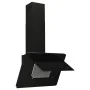 Campana extractora acero inoxidable vidrio templado negro 60 cm de vidaXL, Extractores - Ref: Foro24-51662, Precio: 175,40 €,...