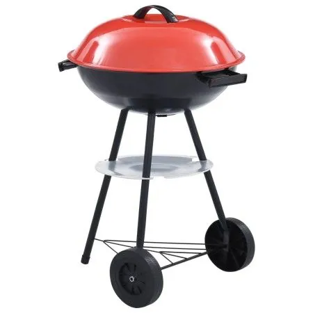 Barbacoa de carbón portátil con ruedas XXL 44 cm de vidaXL, Barbacoas - Ref: Foro24-46611, Precio: 61,98 €, Descuento: %