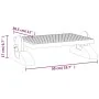 Reposapiés negro 50x30,5x17 cm de vidaXL, Otomanas - Ref: Foro24-51728, Precio: 37,61 €, Descuento: %
