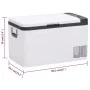 Nevera con asa PP y PE negro y blanco 18 L de vidaXL, Neveras - Ref: Foro24-51779, Precio: 317,30 €, Descuento: %