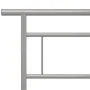 Gray metal bed frame 140x200 cm by vidaXL, Beds and slatted bases - Ref: Foro24-324831, Price: 89,13 €, Discount: %
