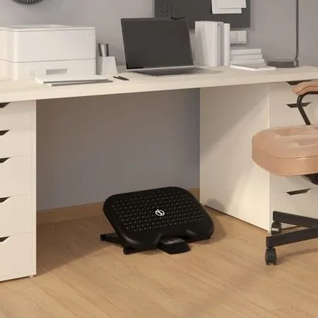 Black footrest 46x34.5x11 cm by vidaXL, Ottomans - Ref: Foro24-51730, Price: 31,31 €, Discount: %