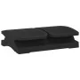 Reposapiés negro 43,5x32,5x10,5 cm de vidaXL, Otomanas - Ref: Foro24-51729, Precio: 26,23 €, Descuento: %