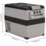 Nevera con asa PP y PE negro y gris 35 L de vidaXL, Neveras - Ref: Foro24-51787, Precio: 425,96 €, Descuento: %