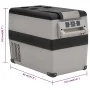 Nevera con asa PP y PE negro y gris 55 L de vidaXL, Neveras - Ref: Foro24-51789, Precio: 508,10 €, Descuento: %