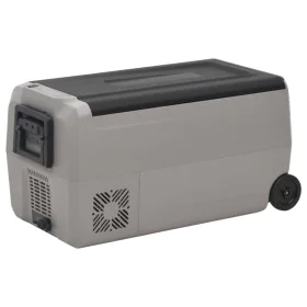Nevera con ruedas y asa PP Y PE negro y gris 50 L de vidaXL, Neveras - Ref: Foro24-51785, Precio: 411,73 €, Descuento: %
