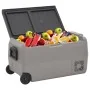 Nevera con ruedas y asa PP Y PE negro y gris 50 L de vidaXL, Neveras - Ref: Foro24-51785, Precio: 411,73 €, Descuento: %