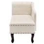 Diván de cuero sintético blanco crema de vidaXL, Divanes - Ref: Foro24-60783, Precio: 415,74 €, Descuento: %