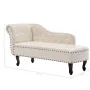 Diván de cuero sintético blanco crema de vidaXL, Divanes - Ref: Foro24-60783, Precio: 415,74 €, Descuento: %