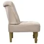 Sillón francés de tela color crema de vidaXL, Sillones - Ref: Foro24-240286, Precio: 136,39 €, Descuento: %