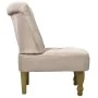 Sillones de estilo francés 2 unidades tela color crema de vidaXL, Sillones - Ref: Foro24-240288, Precio: 251,93 €, Descuento: %