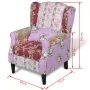 Sessel mit Stoff-Patchwork-Design von vidaXL, Sessel - Ref: Foro24-240490, Preis: 274,37 €, Rabatt: %