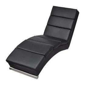 Schwarzes Tagesbett aus Kunstleder von vidaXL, Tagesbetten - Ref: Foro24-240711, Preis: 253,27 €, Rabatt: %