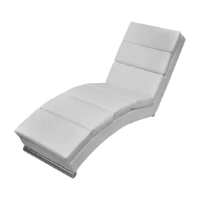 Diván de cuero sintético blanco de vidaXL, Divanes - Ref: Foro24-240712, Precio: 245,52 €, Descuento: %