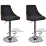 Taburetes de bar 2 unidades de tela con altura ajustable de vidaXL, Taburetes de cocina - Ref: Foro24-241056, Precio: 158,43 ...