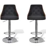 Barhocker 2 Einheiten aus Stoff mit verstellbarer Höhe von vidaXL, Küchenhocker - Ref: Foro24-241056, Preis: 158,43 €, Rabatt: %