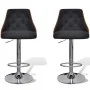 Taburetes de bar 2 unidades de tela con altura ajustable de vidaXL, Taburetes de cocina - Ref: Foro24-241056, Precio: 158,43 ...