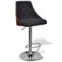 Taburetes de bar 2 unidades de tela con altura ajustable de vidaXL, Taburetes de cocina - Ref: Foro24-241056, Precio: 158,43 ...