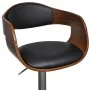 Taburete de barra de cocina madera curvada y cuero sintético de vidaXL, Taburetes de cocina - Ref: Foro24-241053, Precio: 140...