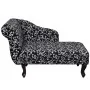 Diván de tela blanca y negra de vidaXL, Divanes - Ref: Foro24-242403, Precio: 221,89 €, Descuento: %