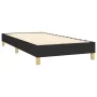 Cama box spring con colchón y LED tela negro 90x190 cm de vidaXL, Camas y somieres - Ref: Foro24-3133599, Precio: 272,65 €, D...